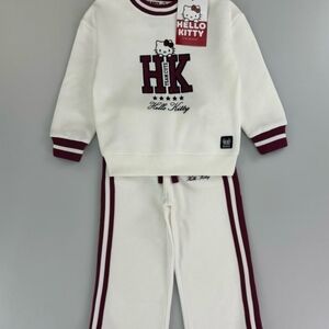 Hello Kitty Cream and Burgundy Lounge Set